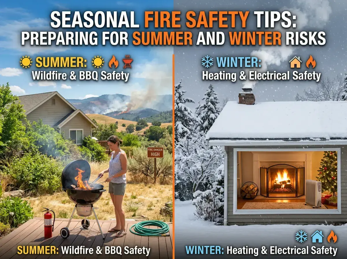 Seasonal Fire Safety Tips: Preparing for Summer and Winter Risks